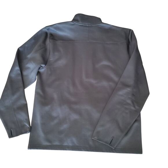 Genuine Stuff Notre Dame Full-Zip Jacket Men's Large Black Embroidered Logo Nice - Picture 10 of 13